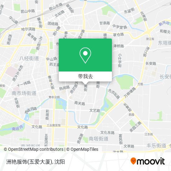 洲艳服饰(五爱大厦)地图