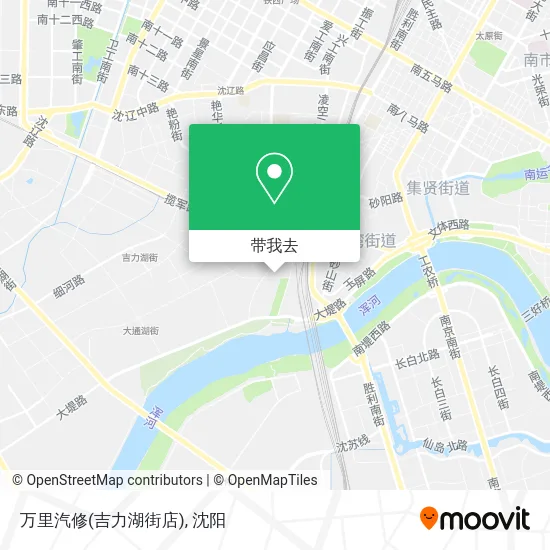 万里汽修(吉力湖街店)地图