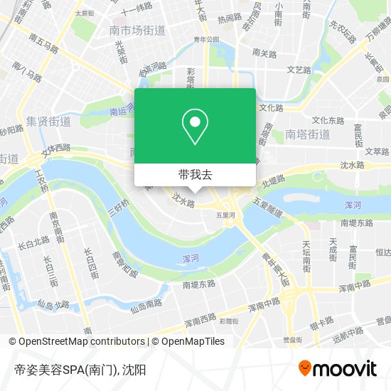 帝姿美容SPA(南门)地图