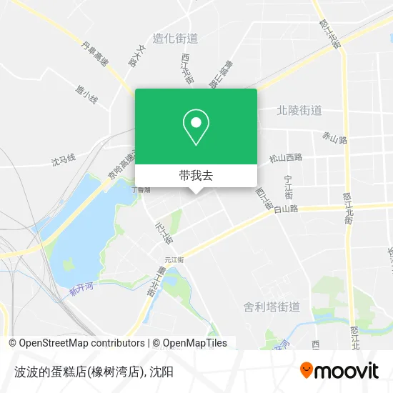 波波的蛋糕店(橡树湾店)地图