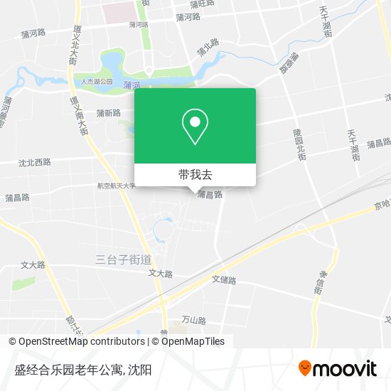 盛经合乐园老年公寓地图