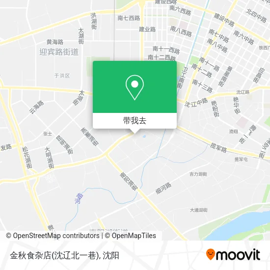 金秋食杂店(沈辽北一巷)地图