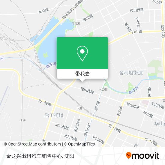 金龙兴出租汽车销售中心地图
