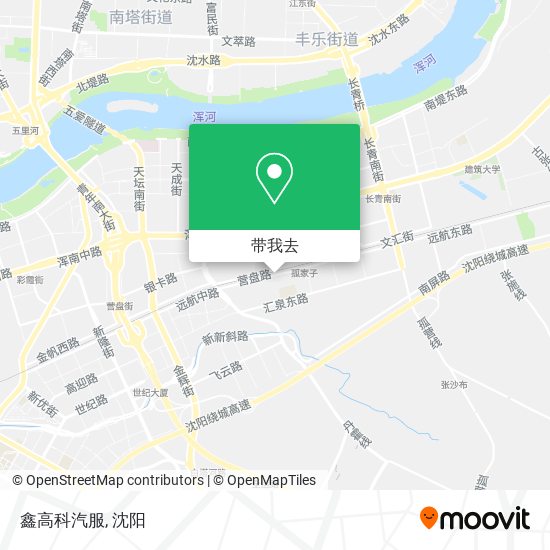 鑫高科汽服地图