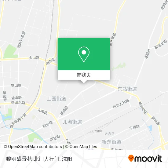 黎明盛景苑-北门人行门地图