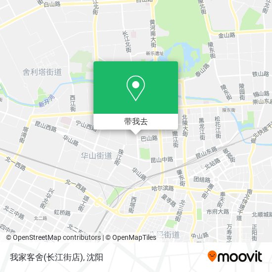 我家客舍(长江街店)地图