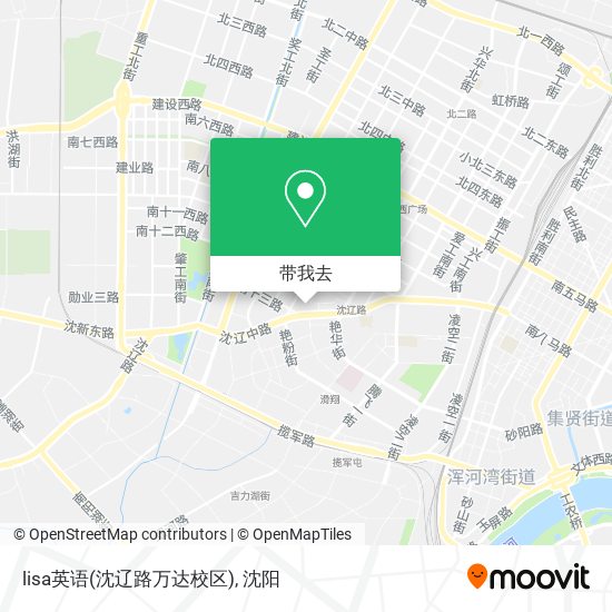 lisa英语(沈辽路万达校区)地图