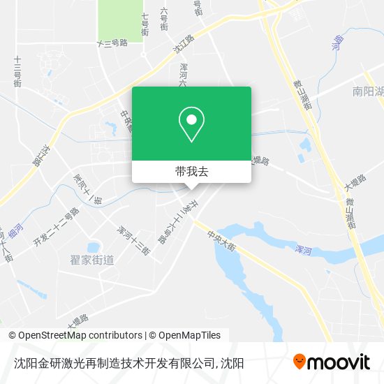 沈阳金研激光再制造技术开发有限公司地图