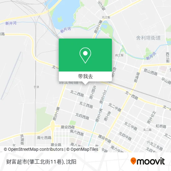 财富超市(肇工北街11巷)地图