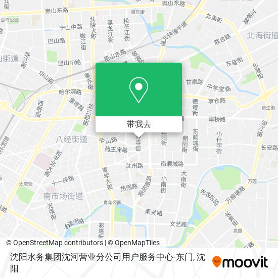 沈阳水务集团沈河营业分公司用户服务中心-东门地图