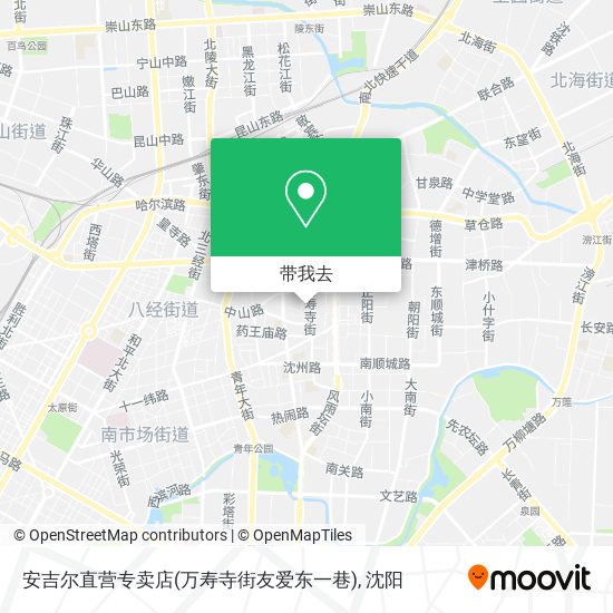 安吉尔直营专卖店(万寿寺街友爱东一巷)地图