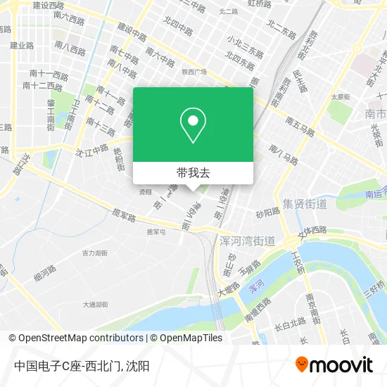 中国电子C座-西北门地图