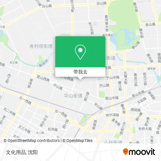 文化用品地图