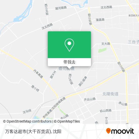 万客达超市(大千百货店)地图