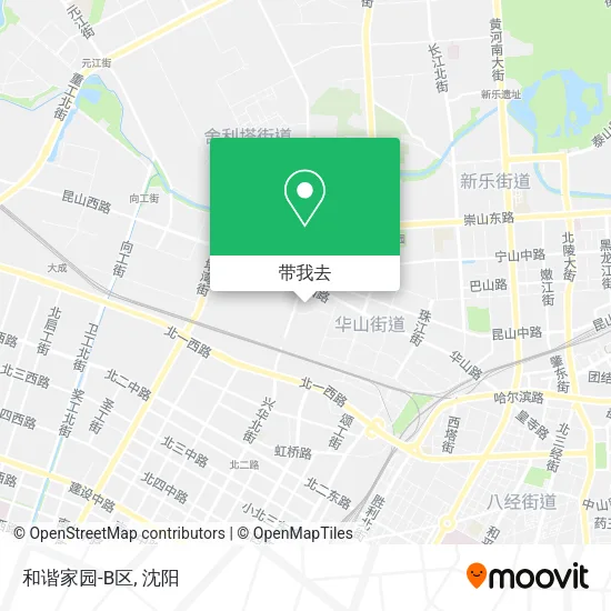和谐家园-B区地图