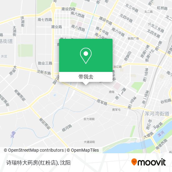 诗瑞特大药房(红粉店)地图