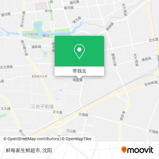 鲜每家生鲜超市地图
