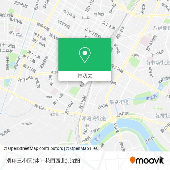 滑翔三小区(沐叶花园西北)地图