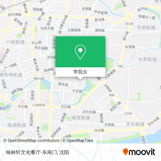 翰林轩文化餐厅-东南门地图