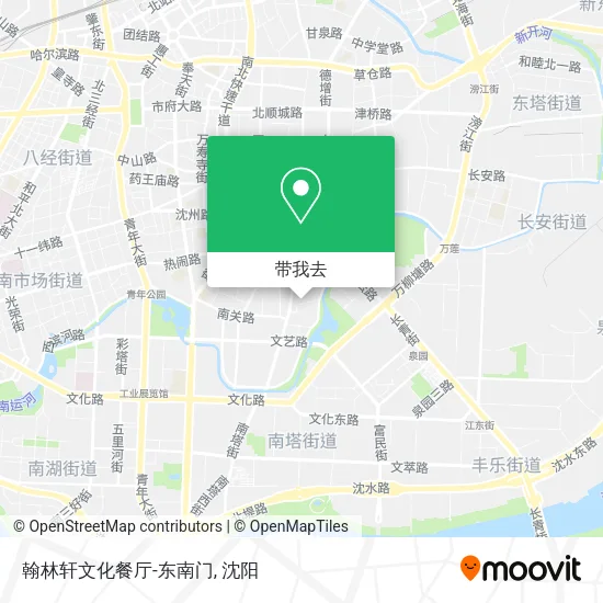 翰林轩文化餐厅-东南门地图