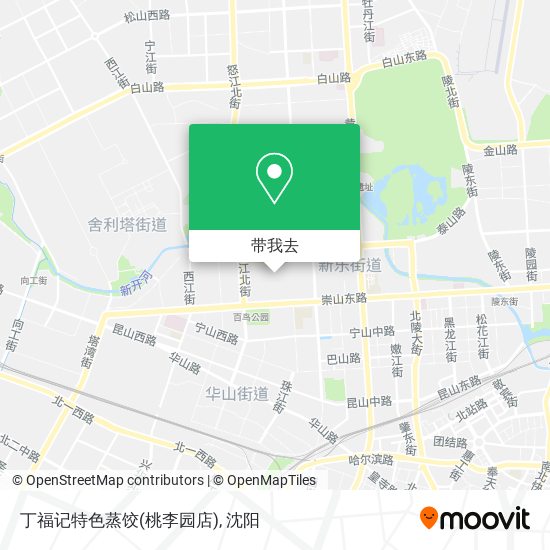 丁福记特色蒸饺(桃李园店)地图