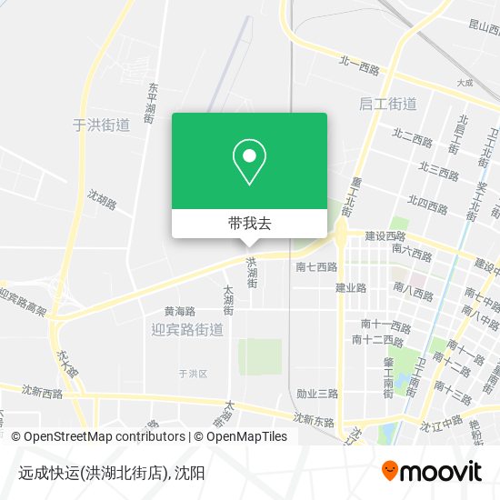 远成快运(洪湖北街店)地图