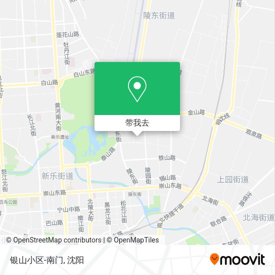 银山小区-南门地图