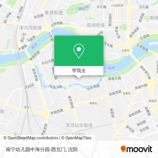 南宁幼儿园中海分园-西北门地图