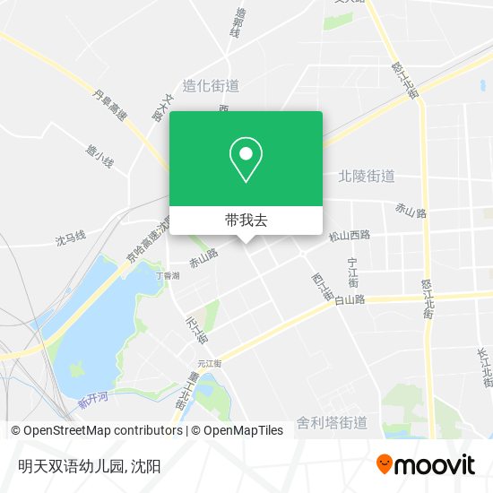 明天双语幼儿园地图