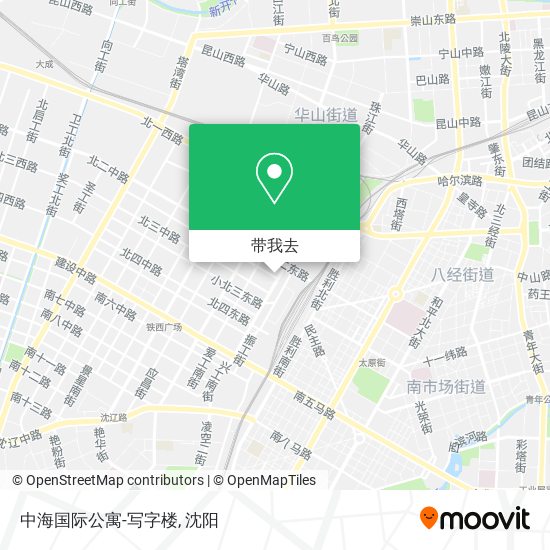 中海国际公寓-写字楼地图