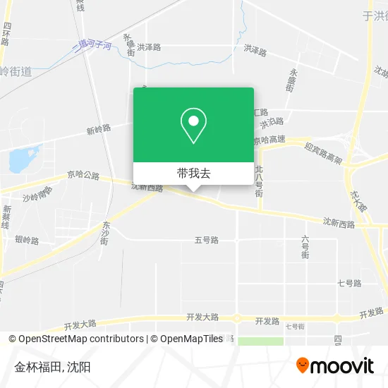 金杯福田地图