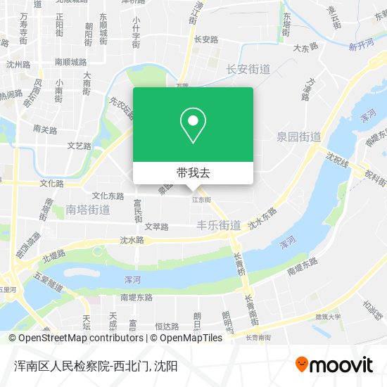 浑南区人民检察院-西北门地图
