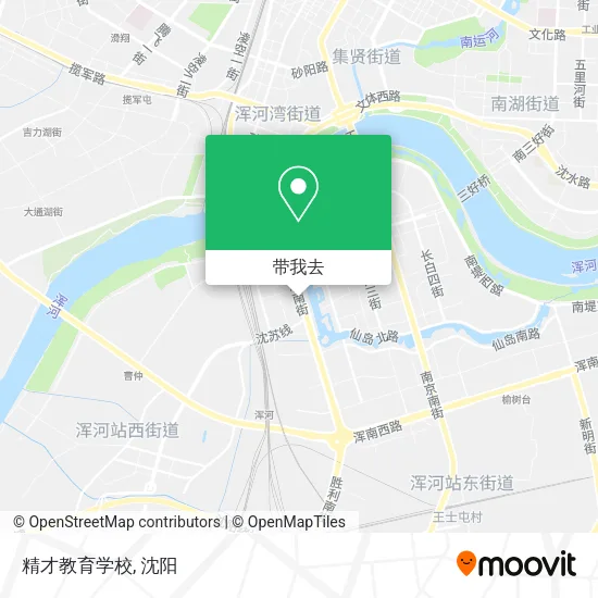 精才教育学校地图