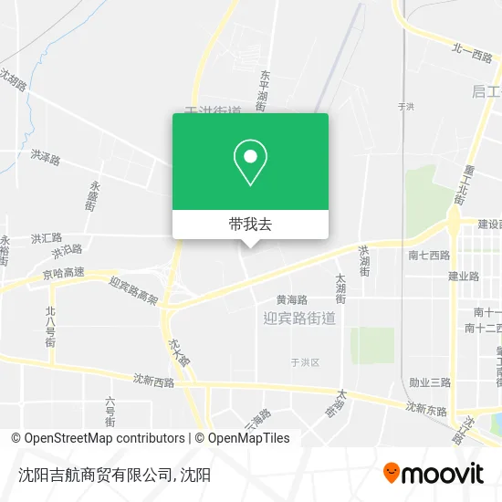 沈阳吉航商贸有限公司地图