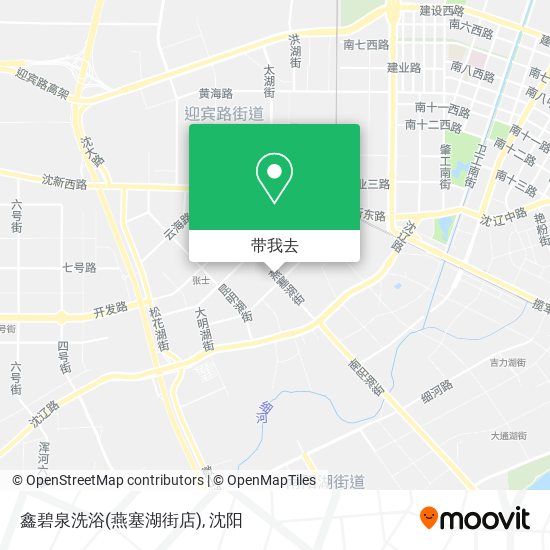 鑫碧泉洗浴(燕塞湖街店)地图
