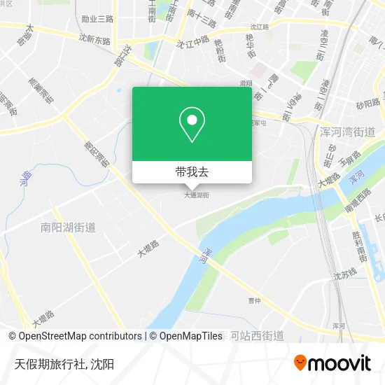 天假期旅行社地图