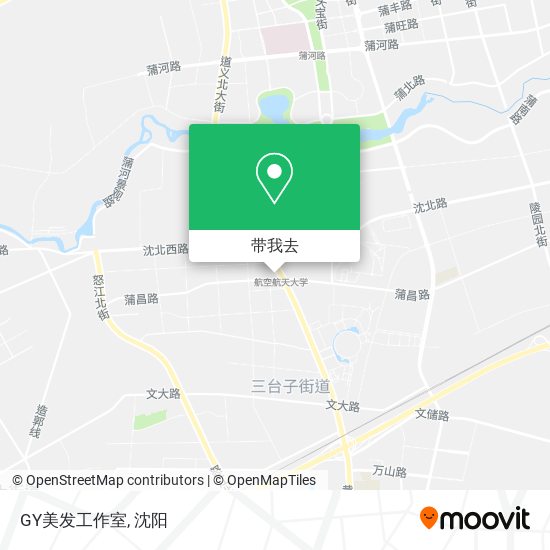 GY美发工作室地图
