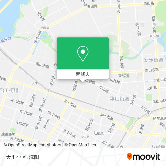 天汇小区地图