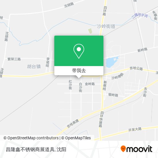 昌隆鑫不锈钢商展道具地图