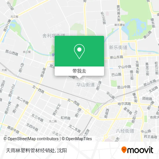 天雨林塑料管材经销处地图