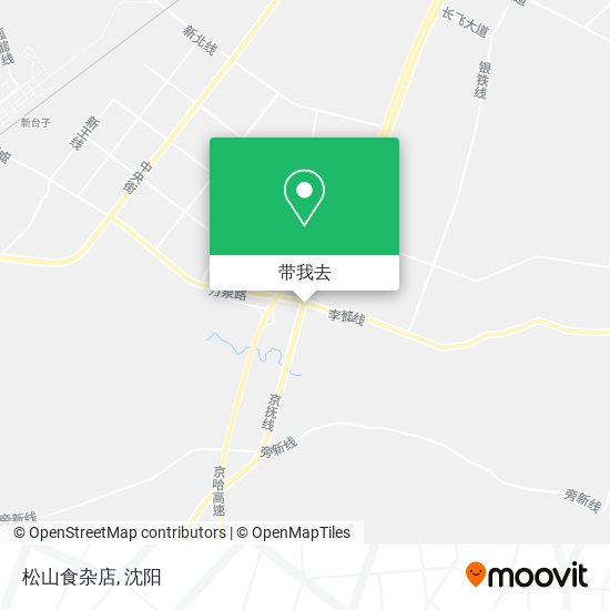 松山食杂店地图