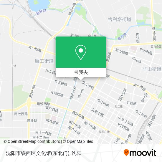 沈阳市铁西区文化馆(东北门)地图