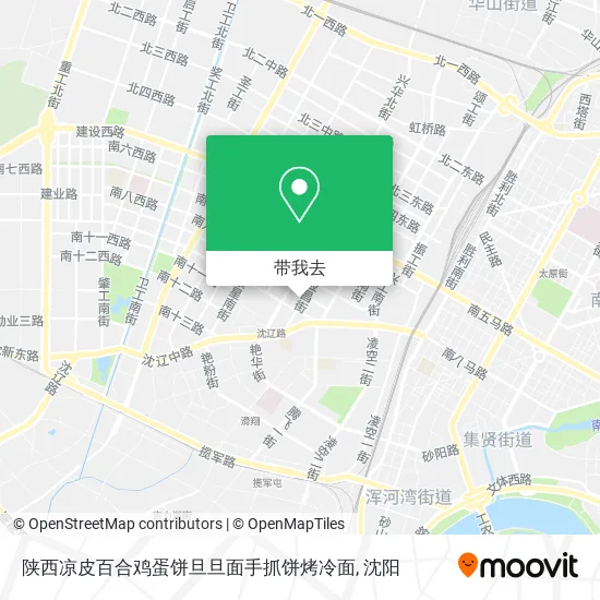 陕西凉皮百合鸡蛋饼旦旦面手抓饼烤冷面地图