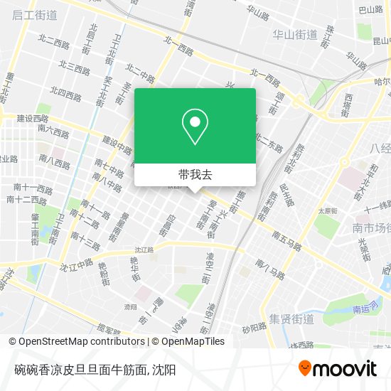 碗碗香凉皮旦旦面牛筋面地图