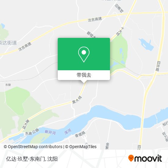 亿达·玖墅-东南门地图