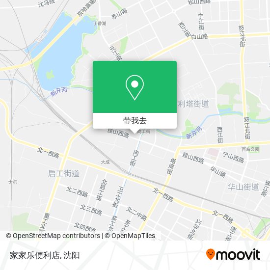 家家乐便利店地图