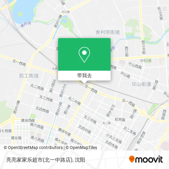亮亮家家乐超市(北一中路店)地图
