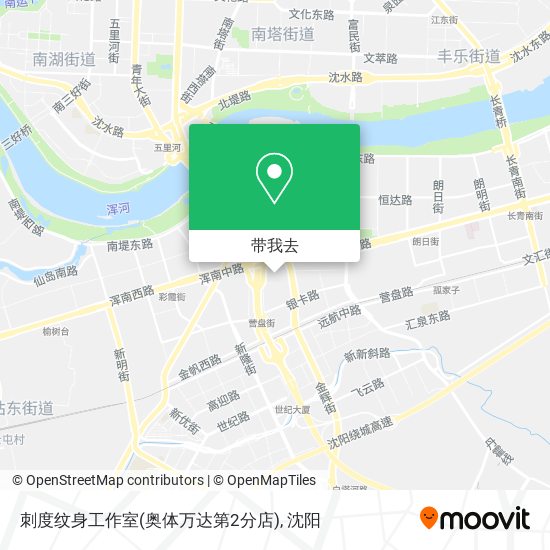 刺度纹身工作室(奥体万达第2分店)地图