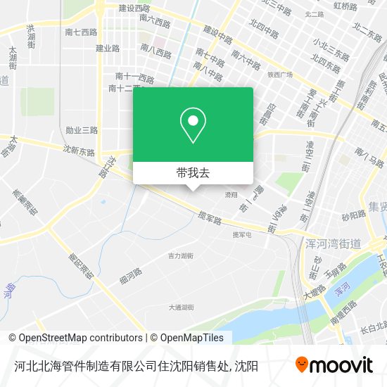 河北北海管件制造有限公司住沈阳销售处地图