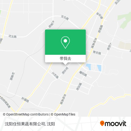 沈阳住恒果蔬有限公司地图